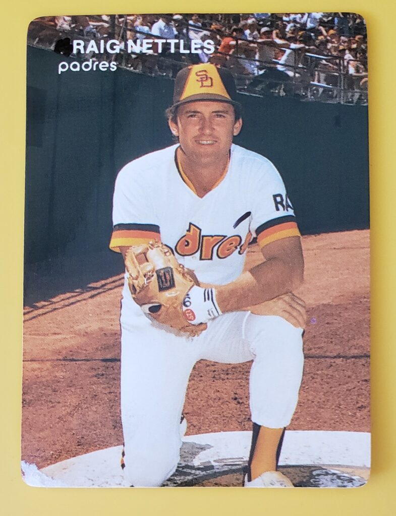 Graig Nettles sometimes named Craig on old baseball cards